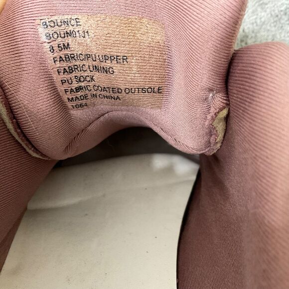 90’s Y2K style Madden Girl Bounce Platform Shoes 8.5 Pink Faux Suede * - Picture 10 of 12